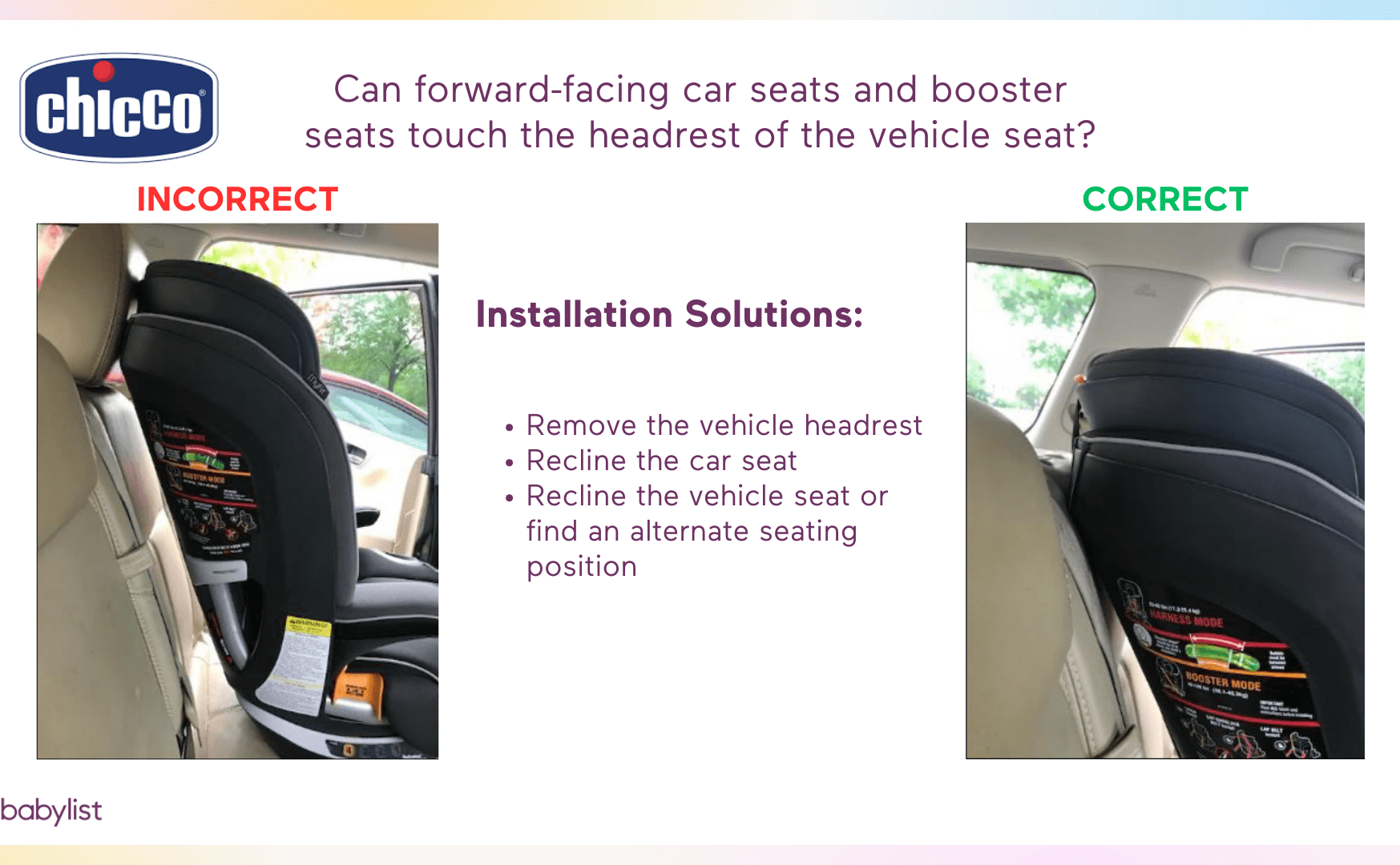 Each car seat manufacturer and vehicle manufacturer has their own rules around car seat gaps.