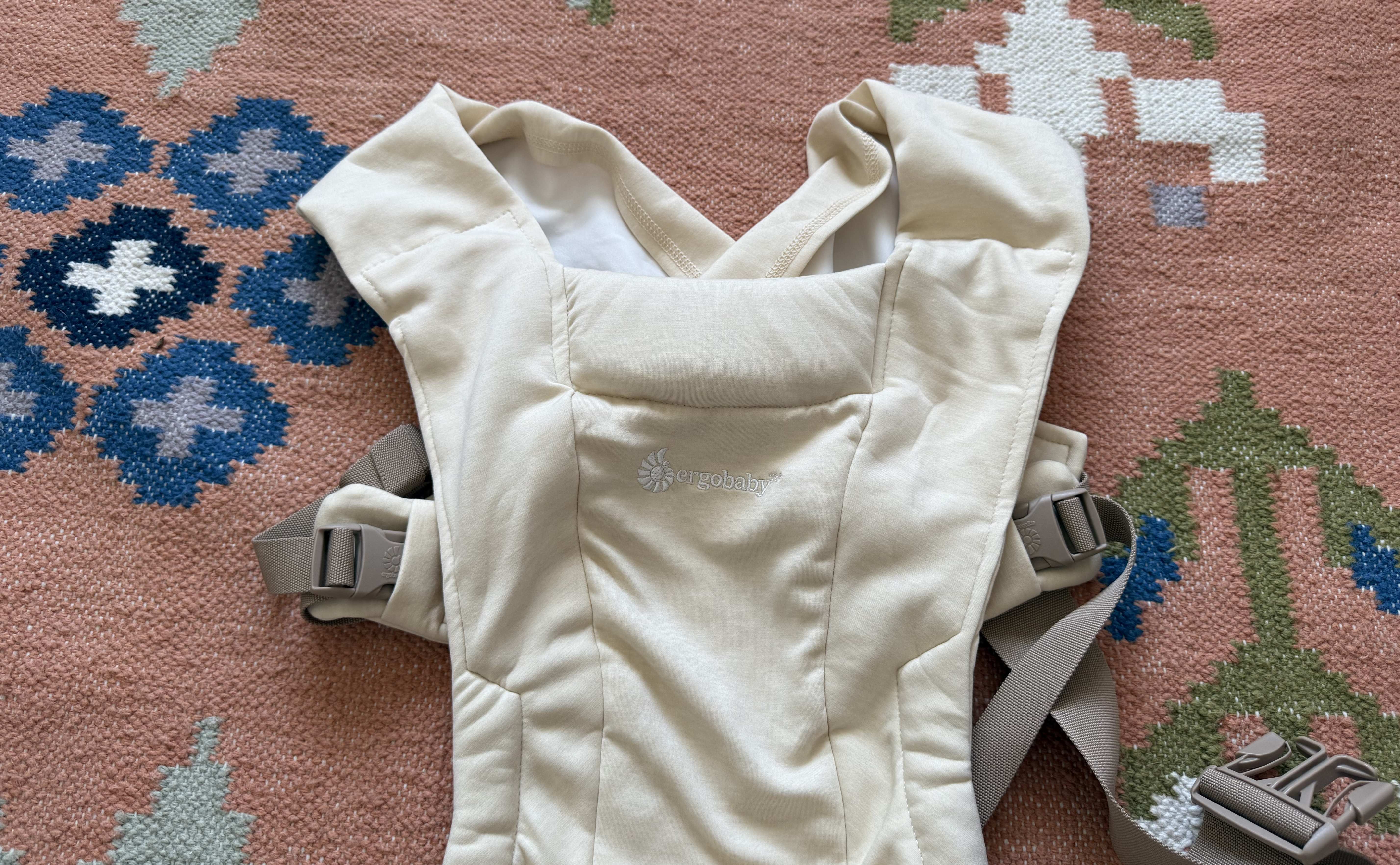 Front view of the Ergobaby Embrace carrier.