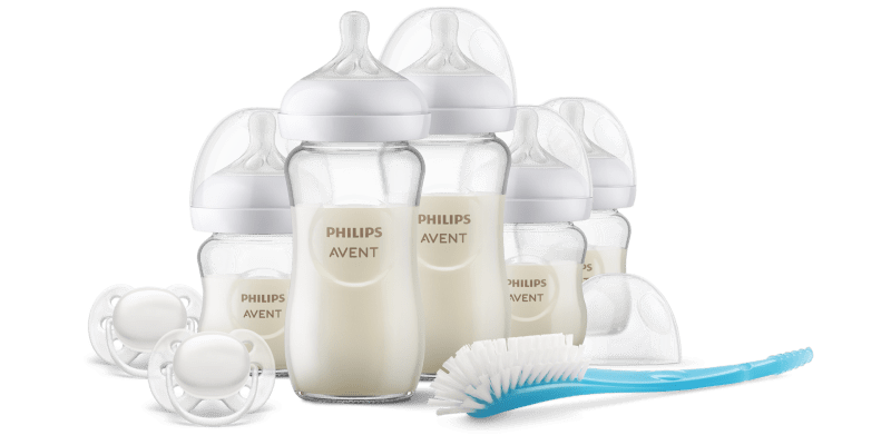 Glass Natural Bottle Gift Set