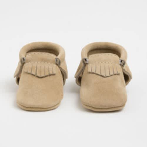 Sand Suede Moccasins for Kids, Babies, Handmade Moccasins, Mason and Kourtney Kardashian | Freshly Picked Moccasins