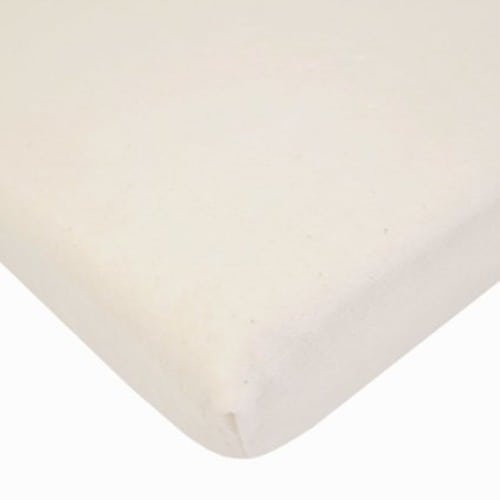American Baby Company Cotton Natural Velour Crib Sheet, Natural