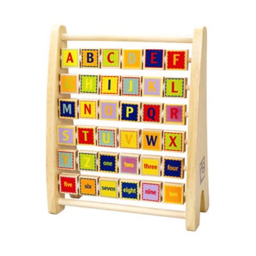 giggle Baby Gifts | Alphabet Abacus, Natural