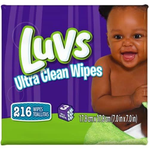 Luvs Ultra Clean Wipes Refills, 72 sheets, 3 pack Sponsored Products