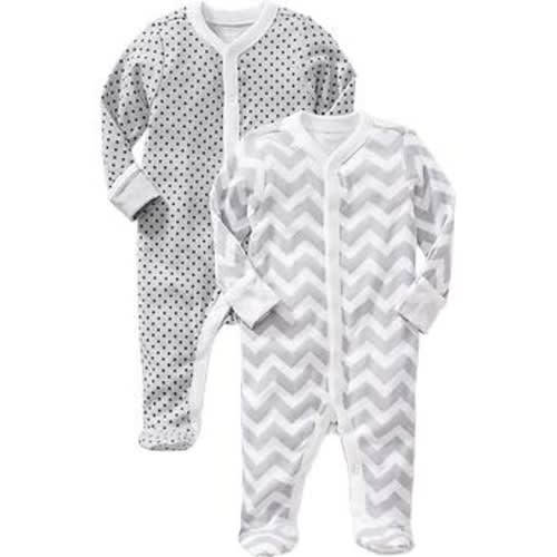 Patterned Footed Sleeper 2-Packs for Baby | Old Navy