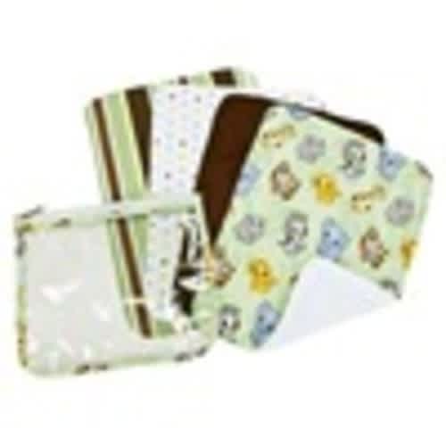 Trend Lab 5 Pc. Burp Cloths and Pouch Set -Chibi... : Target