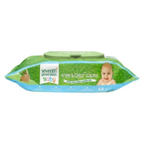 Seventh Generation Baby Wipes Pop-Up Package - 64 count