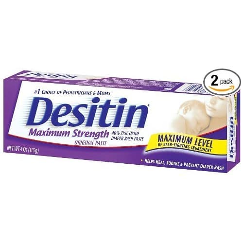 Desitin Maximum Strength Paste, 4-Ounce (Pack of 2)