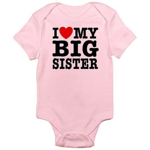 Cafepress Sister Love Newborn Baby Bodysuit