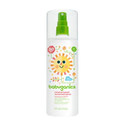 BabyGanics Cover Up Baby Moisturizing Sunscreen Spray (SPF 50) | giggle Baby Skincare