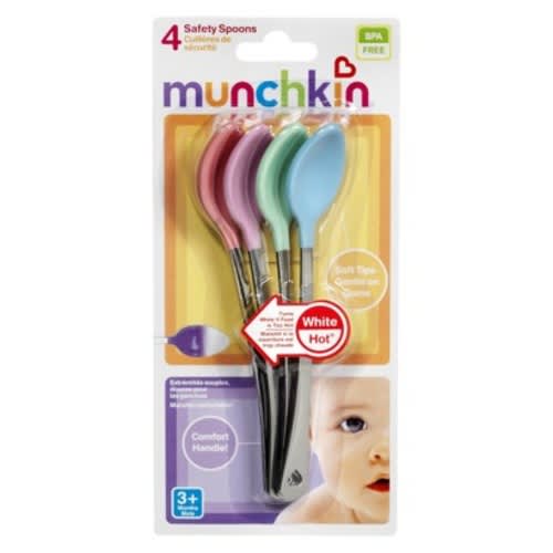 Munchkin White HotÂ® Safety Spoons - 4pk