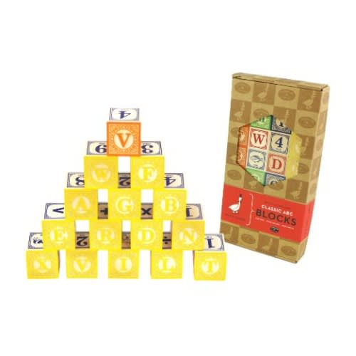 Classic Embossed Alphabet Blocks ABC