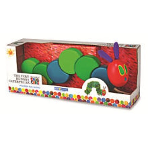 Eric Carle The Very Hungry Caterpillar Wood Pull Toy