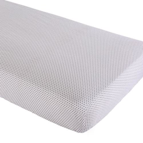 Swiss Dot Crib Sheet in Crib Fitted Sheets | The Land of Nod