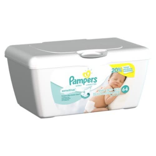 Pampers Sensitive Wipes - 64 Count