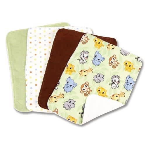 Trend Lab Burp Cloths - Color: Chibi Zoo