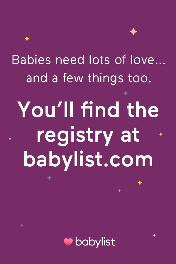 Visit Shiran Hakim’s Baby Registry on Babylist. To raise a child it takes a village. Thanks for being part of ours!