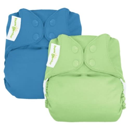 bumGenius Freetime All-In-One Snap Reusable Diaper (2 Pack) - Assorted Colors