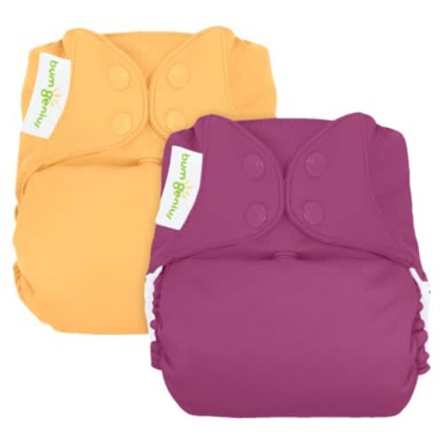 bumGenius Freetime All-In-One Snap Reusable Diaper (2 Pack) - Assorted Colors