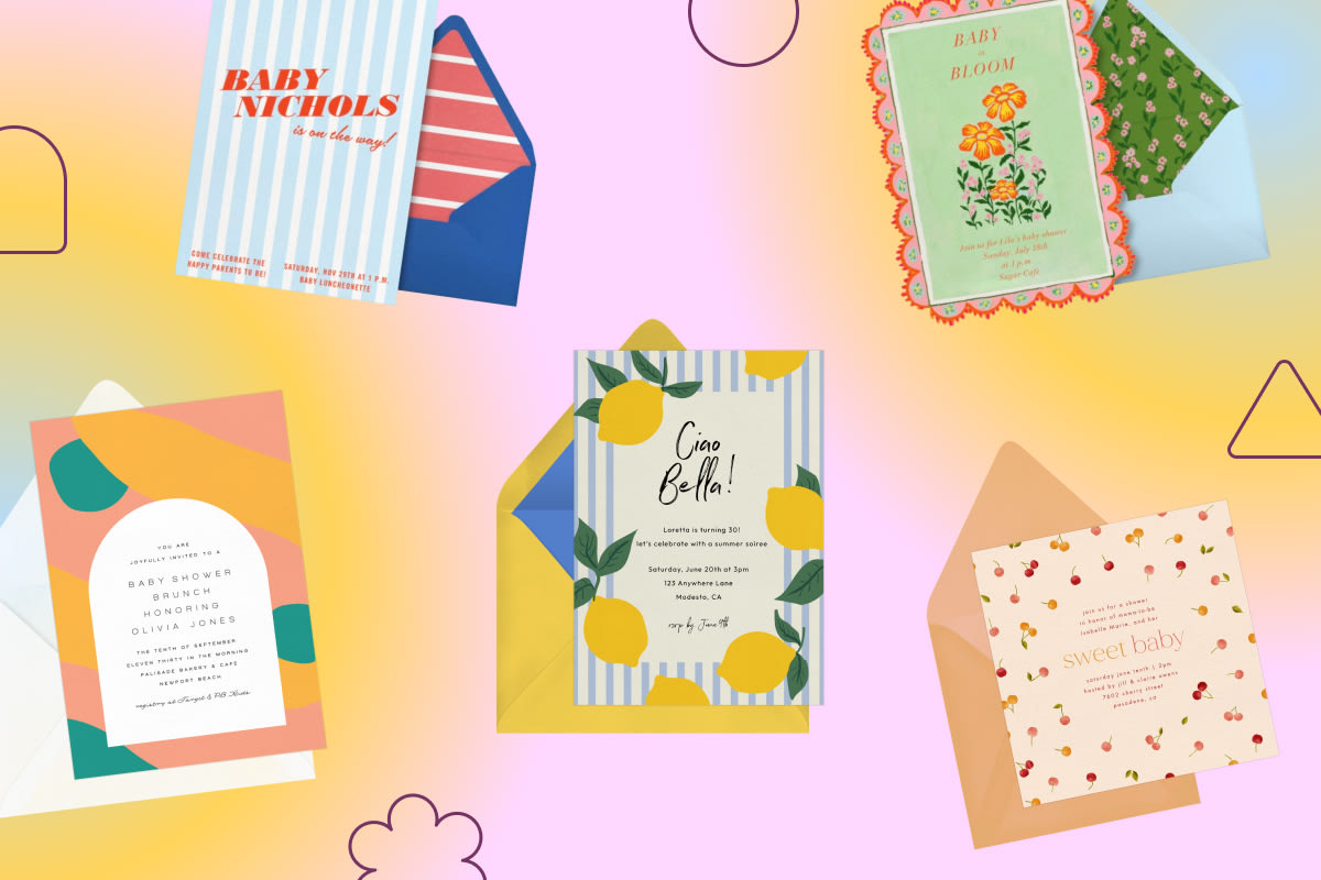 Best Baby Shower Invitations, image size:1200x800