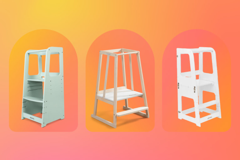 Medium Montessori Wood Cube Chair and Stool for Kids – KATANABANA