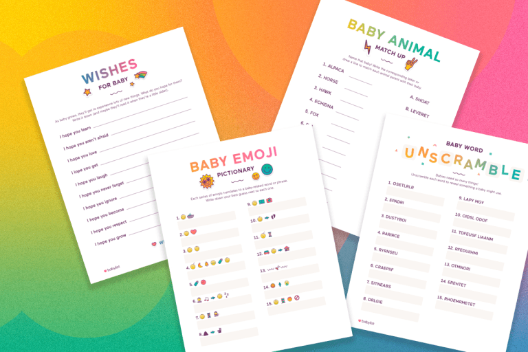 21 Fun & Free Virtual Baby Shower Games