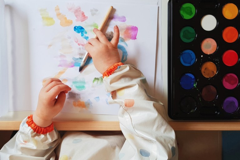 Rainbow Rock Crayons | Perfect for little hands to hold!