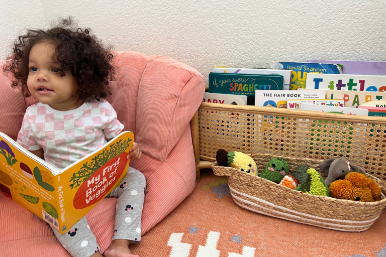 How to Create a Toddler Reading Nook.