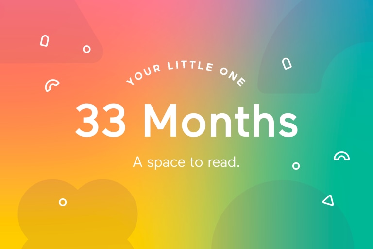 33-Month-Old Toddler: Your Little Bookworm.