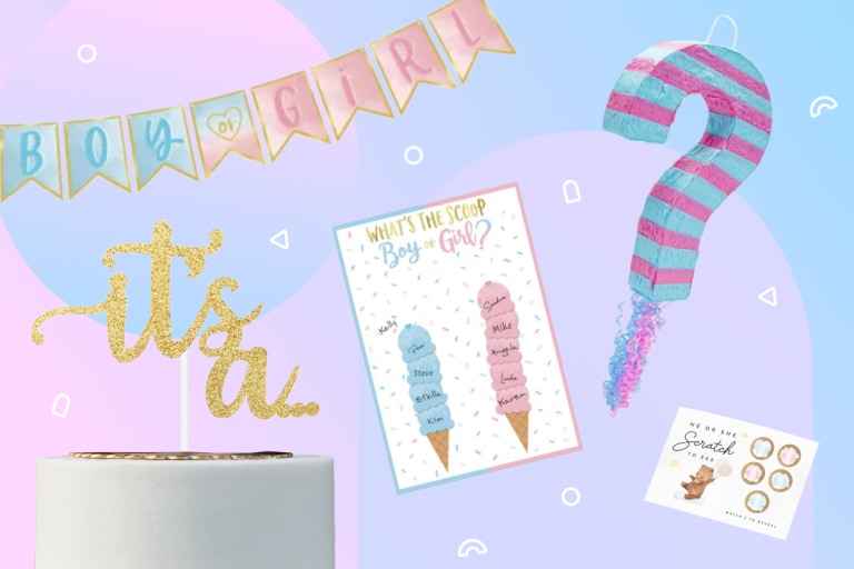 The Best Party Supplies For a Gender Reveal.