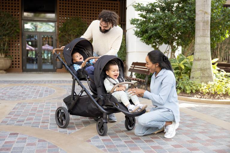 9 Things to Know About the Joie Chive Single-to-Double Stroller.