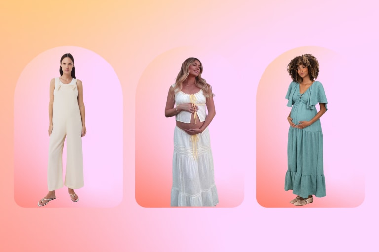 The Baby Shower Outfit Trends Expecting Parents Are Loving Right Now.