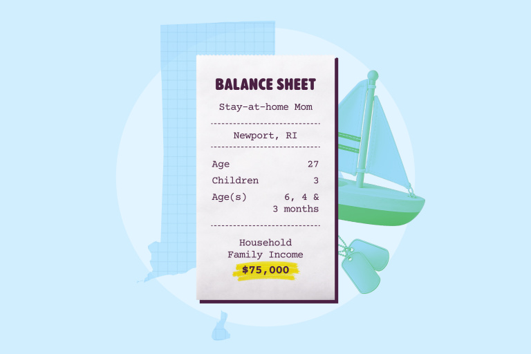 Baby Balance Sheet: A Family of 5 Living in Newport, Rhode Island on $75k