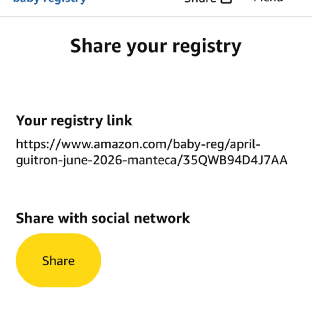 Photo shared by April for their Babylist baby registry.
