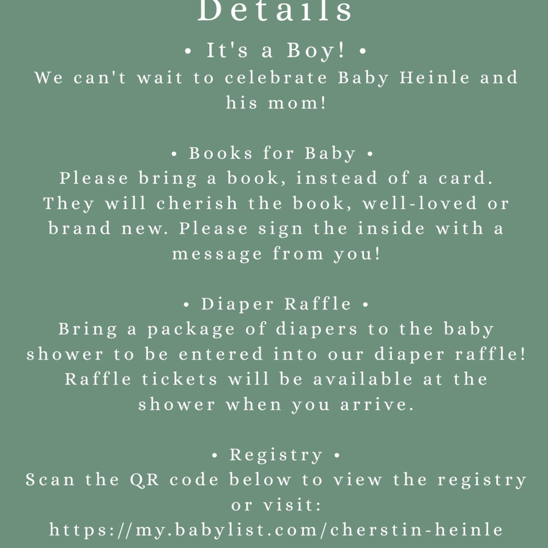 Photo shared by Cherstin for their Babylist baby registry.