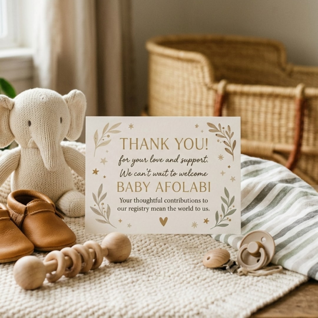 Photo shared by Damilola for their Babylist baby registry.