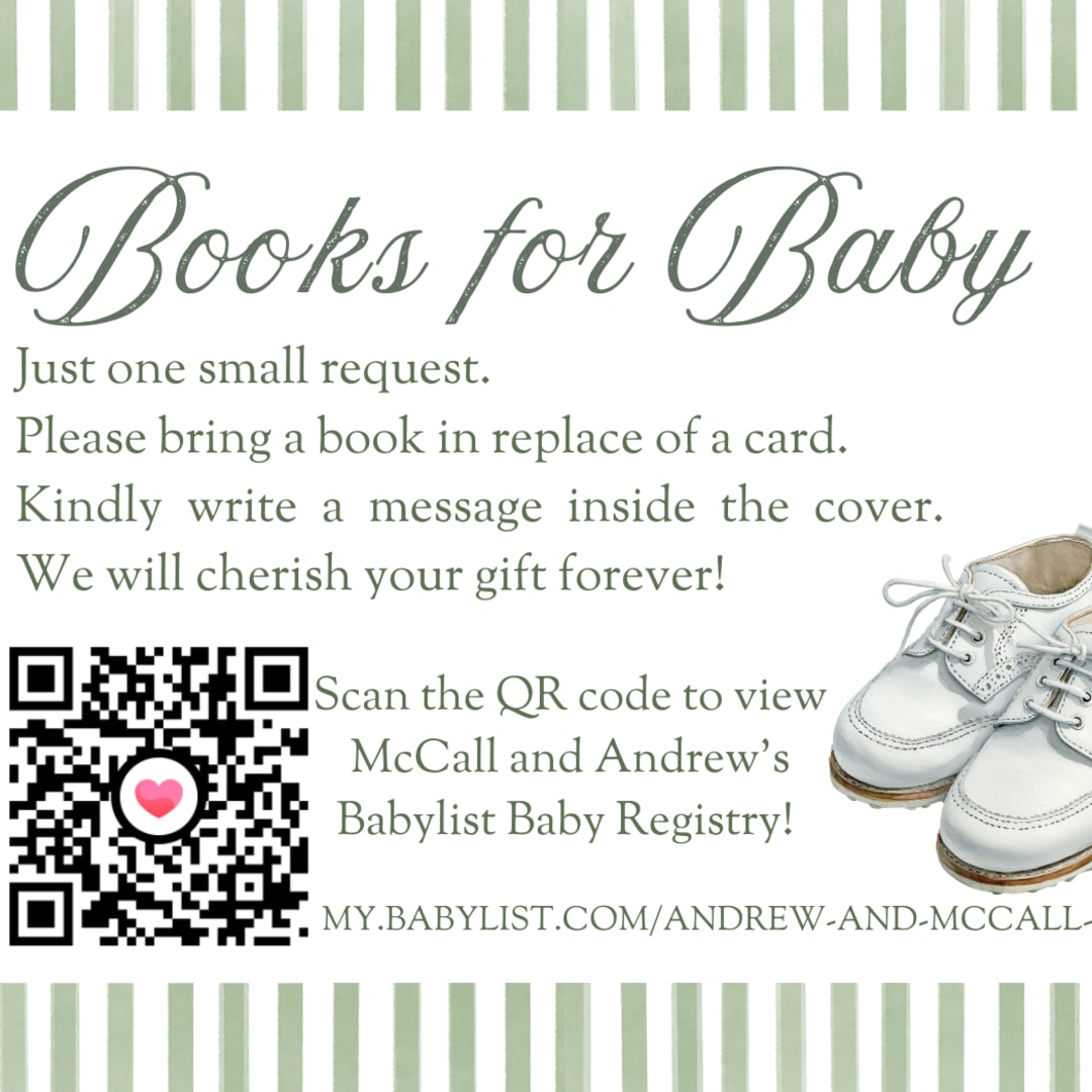 Photo shared by Andrew and McCall for their Babylist baby registry.