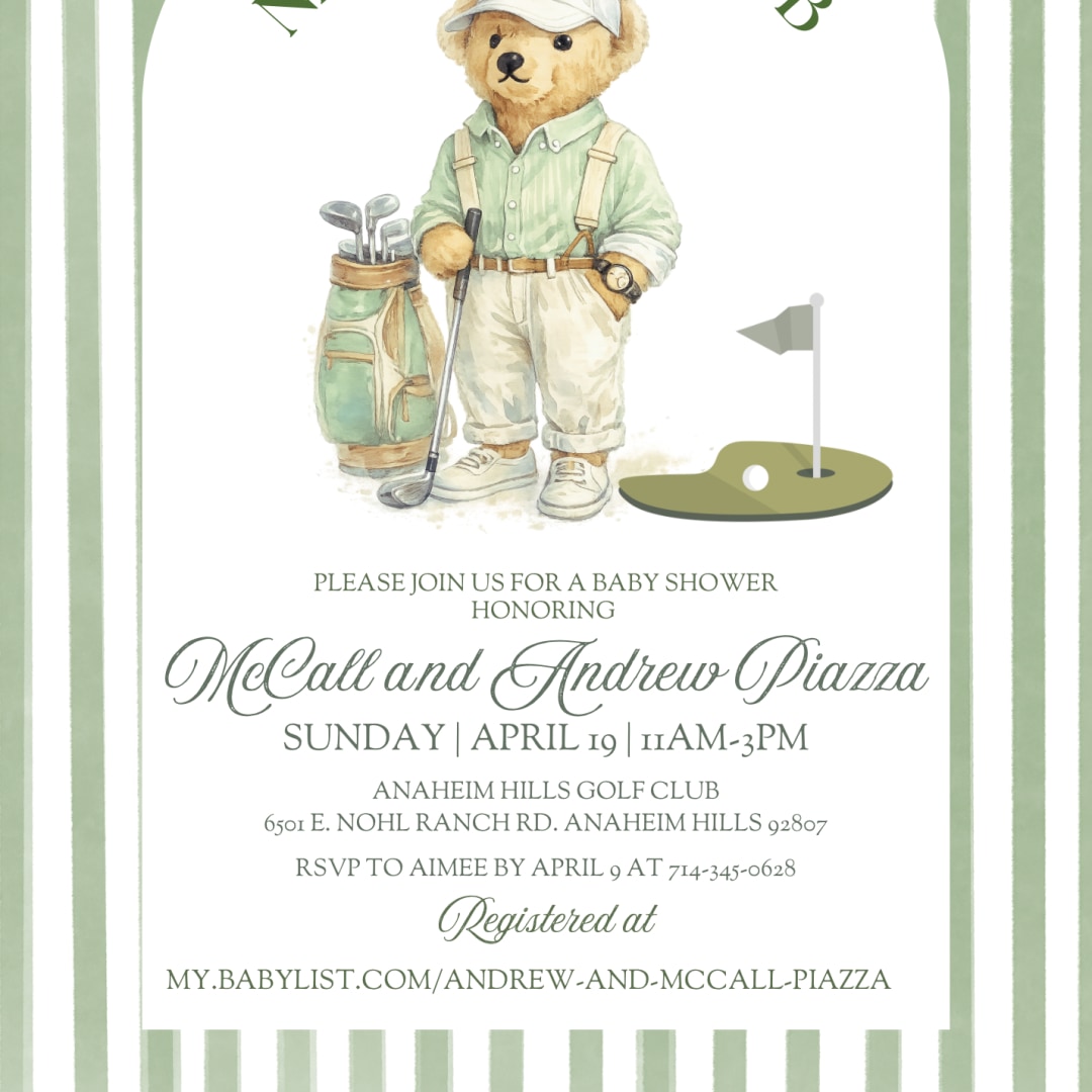 Photo shared by Andrew and McCall for their Babylist baby registry.