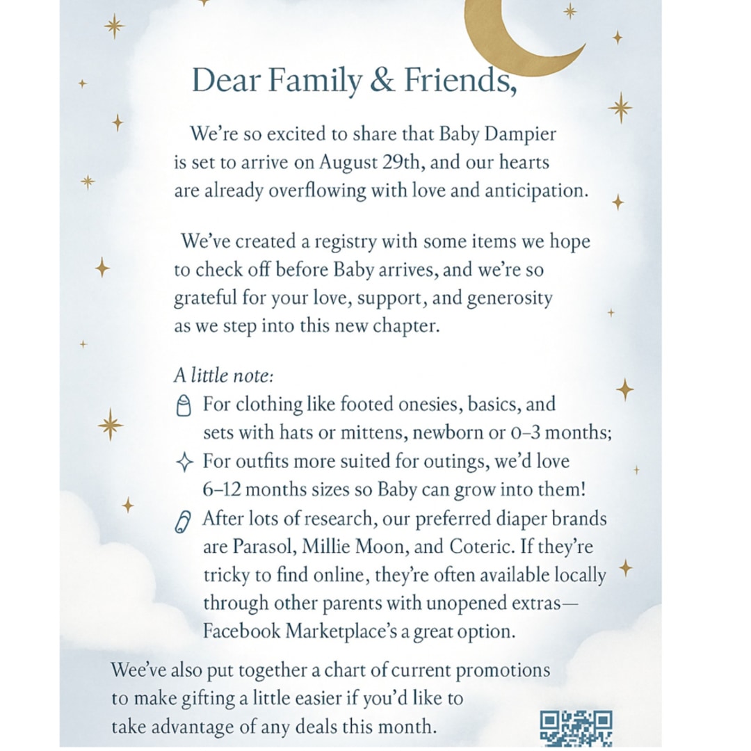 Photo shared by Devyn for their Babylist baby registry.