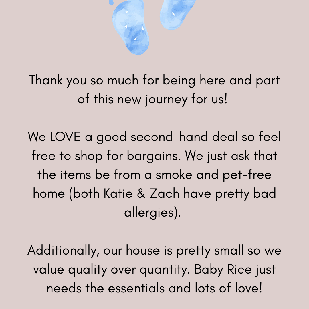 Photo shared by Katie for their Babylist baby registry.