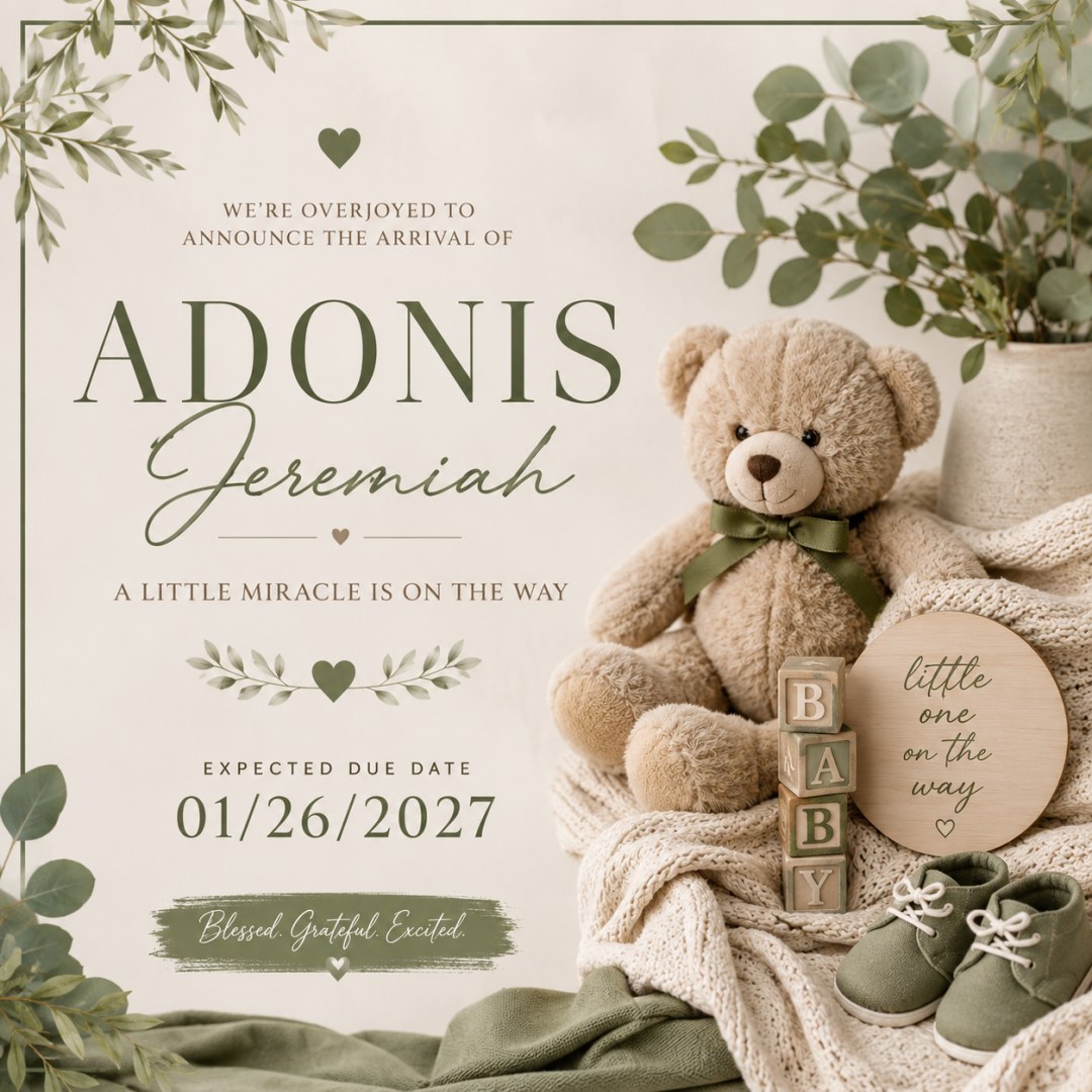 Photo shared by Anthony for their Babylist baby registry.