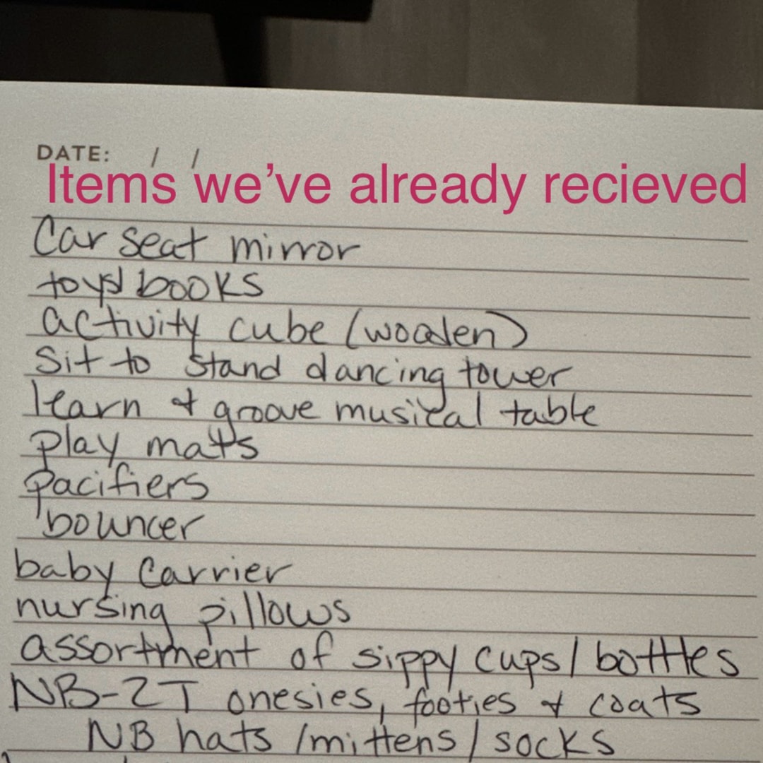 Photo shared by Faith for their Babylist baby registry.