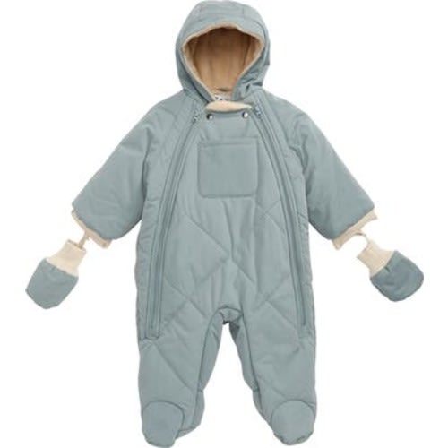 Benji Water Repellent Hooded Snowsuit with Attached Mittens, 6-12M