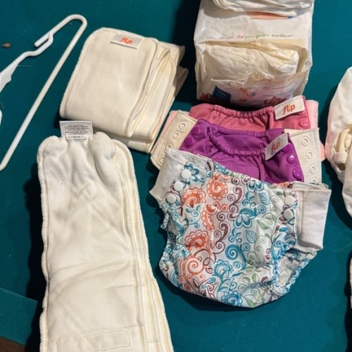 Huge lot of cloth diapers all brands