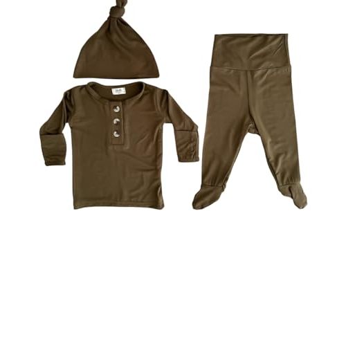 Stroller Society Baby Outfit Set, Soft Baby Clothes, Neutral Newborn Clothes