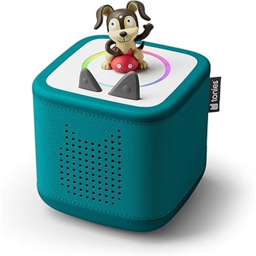 Toniebox 2 Audio Player Bundle for Kids 1+ with Playtime Puppy - Tropical Teal