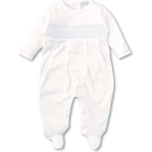Charmed Footie, White & Blue - Kissy Kissy | Maisonette