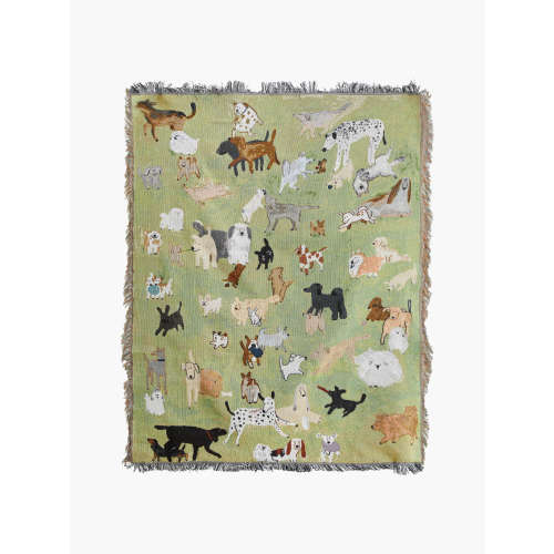 Cotton PUPPY PATTERN TAPESTRY For Home
