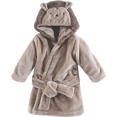 Hudson Baby Unisex Baby Plush Animal Face Bathrobe