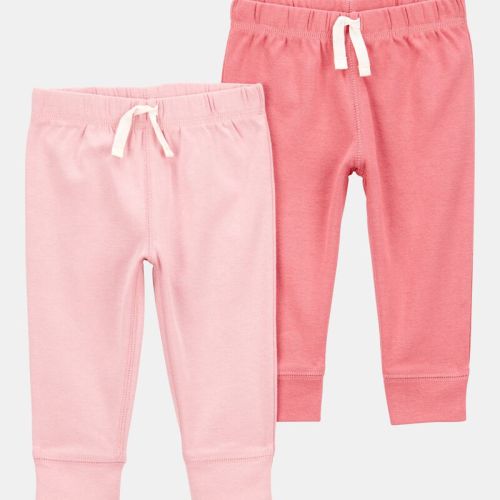Baby Girl 2-Pack Pull-On Pants | Carter’s Oshkosh Canada