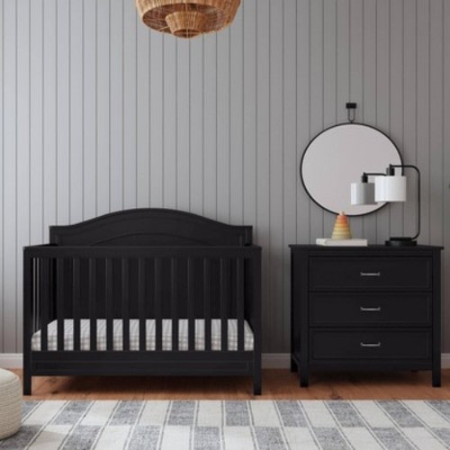 DaVinci Charlie 4-in-1 Convertible Crib - Black